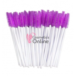 Periute Mascara pentru extensii gene false MPG25, 10 bucati Mov cu Alb